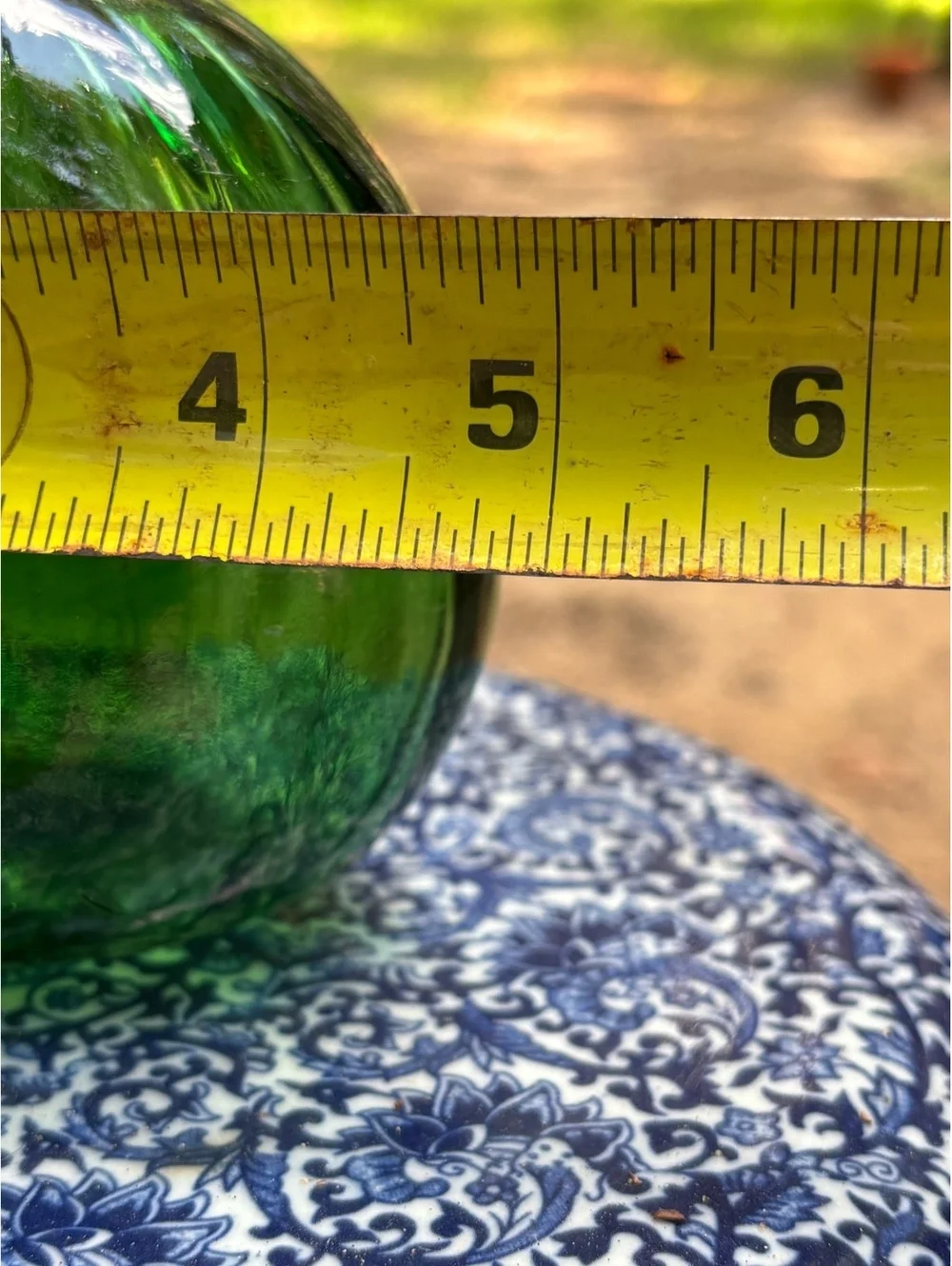 Vintage Emerald Green Art Glass Pumpkin Vase, Ruffled Rim, Blenko Style